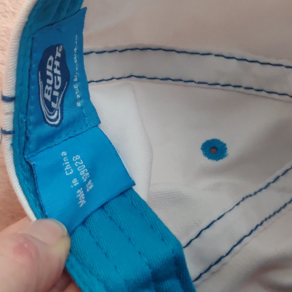 Bud Light Adjustable Back Cap/Hat - image 6